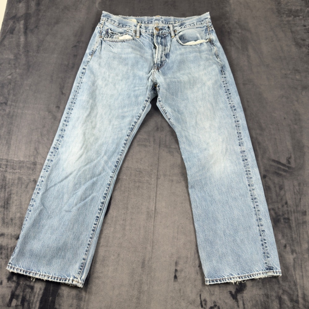 Gap Loose Jeans Mens 33x30 Light Wash 1969 Vintage Fit Denim 3978